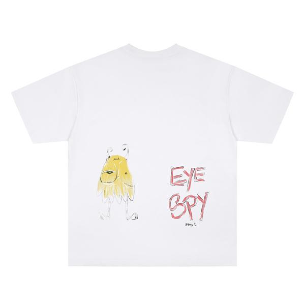  Chrome Hearts コピー 落書きプリント 半袖Tシャツ ホワイト グラクソ クルーネック クロムハーツ