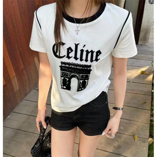 人気2026★CELINE セリーヌ tシャツコピーおしゃれ個性着心地清涼感抜群2色