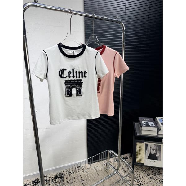 人気2026★CELINE セリーヌ tシャツコピーおしゃれ個性着心地清涼感抜群2色