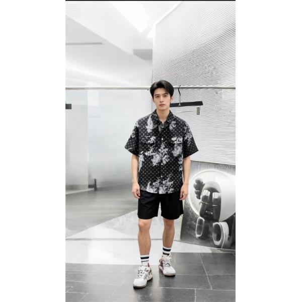セットアップ Louis Vuitton 半袖シャツ ルイヴィトン コピー ショート