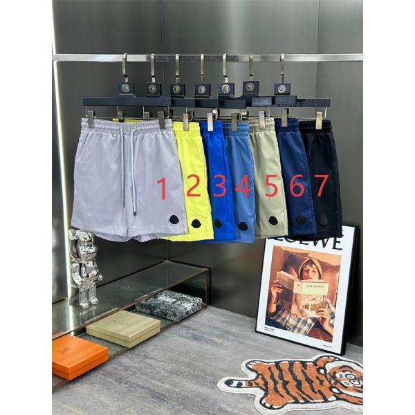 軽量速乾 ウエストゴム モンクレール コピー MONCLER ドローコード ロゴプリント 夏用 スポーツ カジュアル 