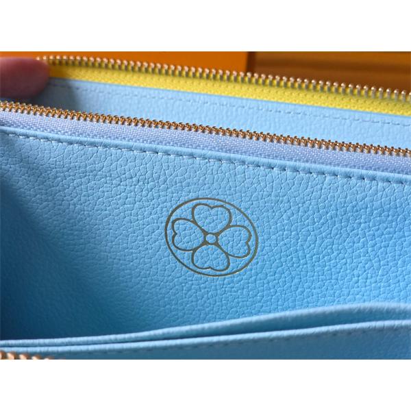 Louis Vuitton コピー ルイヴィトン M27504 長財布 モノグラムアンプラント イエロー ラウンドファスナー ゴールド金具 N級品  スリムウォレット 日本限定風
