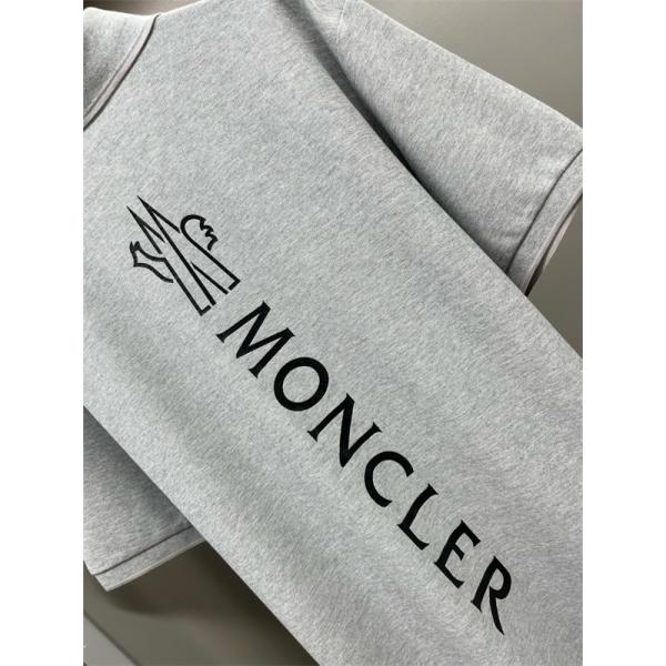  激安 メンズポロシャツ 半袖 トップス バックロゴプリント ワンポイント刺繍 上質素材 カジュアル モンクレール コピー MONCLER