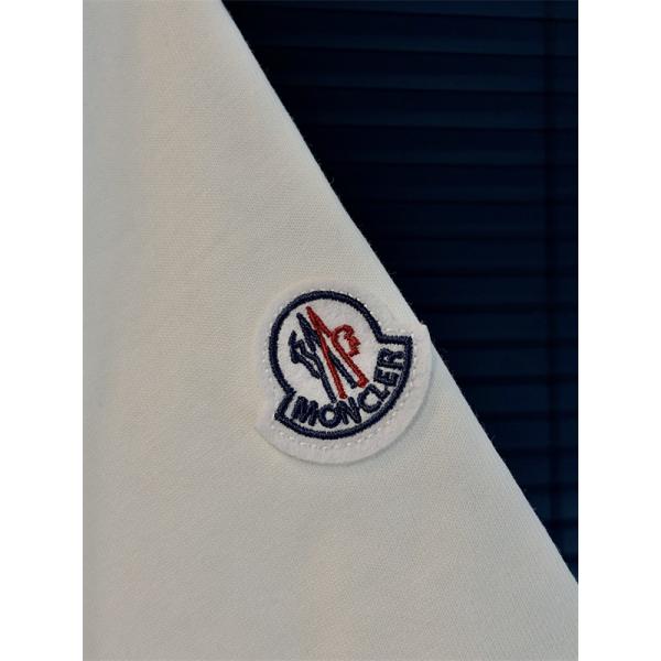 刺繍ロゴ モンクレール コピー コットン MONCLER 半袖Tシャツ 上質素材 シンプル 無地調 ルーズフィット メンズ レディース