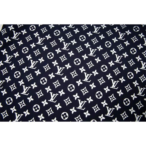 モノグラム 切替 コットン 半袖Tシャツ グラデーション風 上質素材 ルーズフィット メンズ レディース ルイヴィトン コピー Louis Vuitton