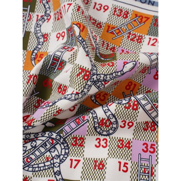 ボードゲーム風 プリント コットン 半袖Tシャツ バックデザイン 上質素材 ルーズフィット メンズ レディース ルイヴィトン コピー Louis Vuitton