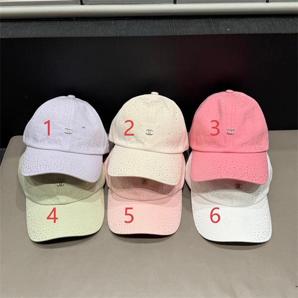 レディース 夏用 涼感 通気性 軽量 ラインストーン装飾 シンプルロゴ 上品 カジュアル 日よけ 帽子 シャネル コピー CHANEL