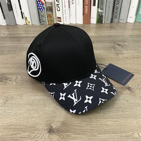 激安 キャップ レディース メンズ 軽量 通気性 清潔感 モノグラム切替 ロゴアクセント シンプル 上品 紫外線対策 帽子 ルイヴィトン コピー LOUIS VUITTON