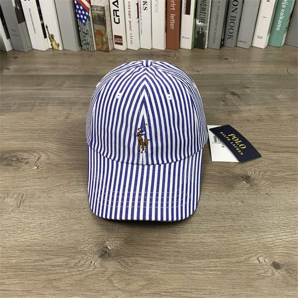 ストライプ 刺繍ロゴ レトロ調 上品カジュアル コーデ映え 配色デザイン 帽子 ポロ ラルフローレン コピー POLO RALPH LAUREN