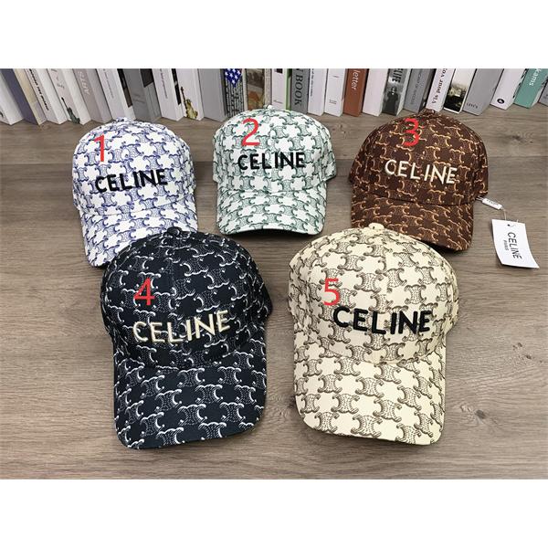 モノグラム柄 刺繍ロゴ コーデ主役 大人カジュアル 高見え デザイン性 帽子 セリーヌ コピー CELINE