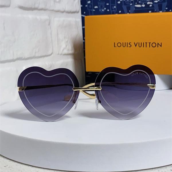 サングラス ルイヴィトン コピー レディース ハート型 ビッグフレーム 小顔効果 可愛い 個性派 UVカット Louis Vuitton