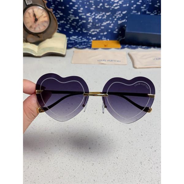 サングラス ルイヴィトン コピー レディース ハート型 ビッグフレーム 小顔効果 可愛い 個性派 UVカット Louis Vuitton