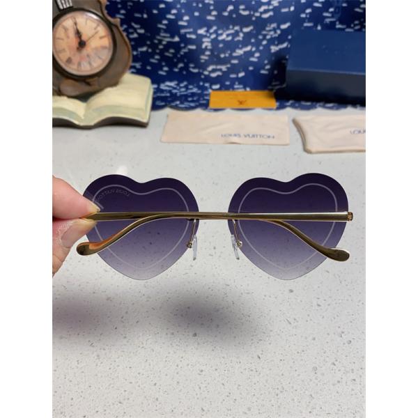 サングラス ルイヴィトン コピー レディース ハート型 ビッグフレーム 小顔効果 可愛い 個性派 UVカット Louis Vuitton