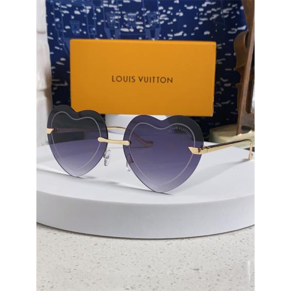 サングラス ルイヴィトン コピー レディース ハート型 ビッグフレーム 小顔効果 可愛い 個性派 UVカット Louis Vuitton