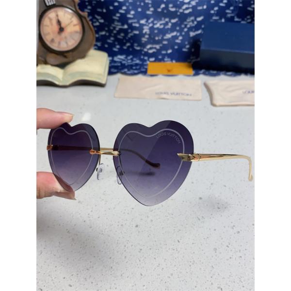 サングラス ルイヴィトン コピー レディース ハート型 ビッグフレーム 小顔効果 可愛い 個性派 UVカット Louis Vuitton