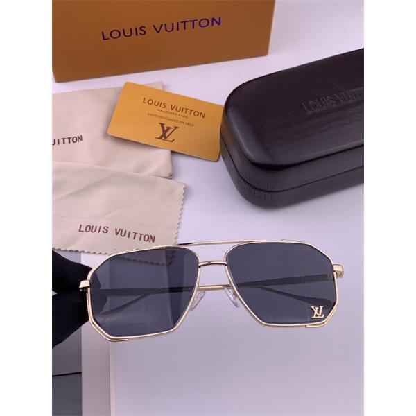  激安 サングラス メタルフレーム スクエア 高級感 メンズ レディース Louis Vuitton UVカット 軽量 ルイヴィトン コピー 