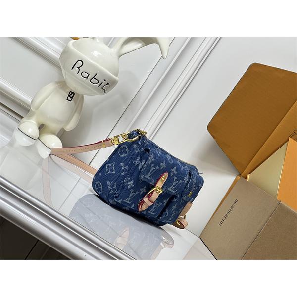 デニムバッグ レディース ミニショルダー モノグラム ジーンズ調 クロスボディ ルイヴィトン コピー Louis Vuitton