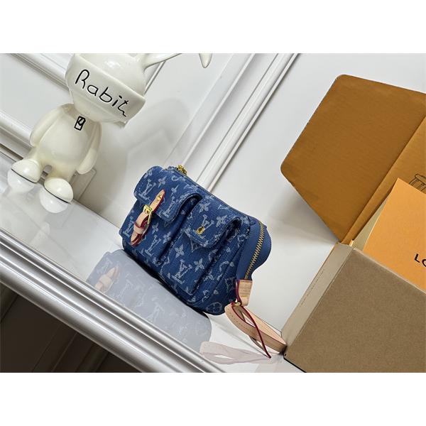 デニムバッグ レディース ミニショルダー モノグラム ジーンズ調 クロスボディ ルイヴィトン コピー Louis Vuitton