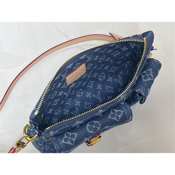 デニムバッグ レディース ミニショルダー モノグラム ジーンズ調 クロスボディ ルイヴィトン コピー Louis Vuitton