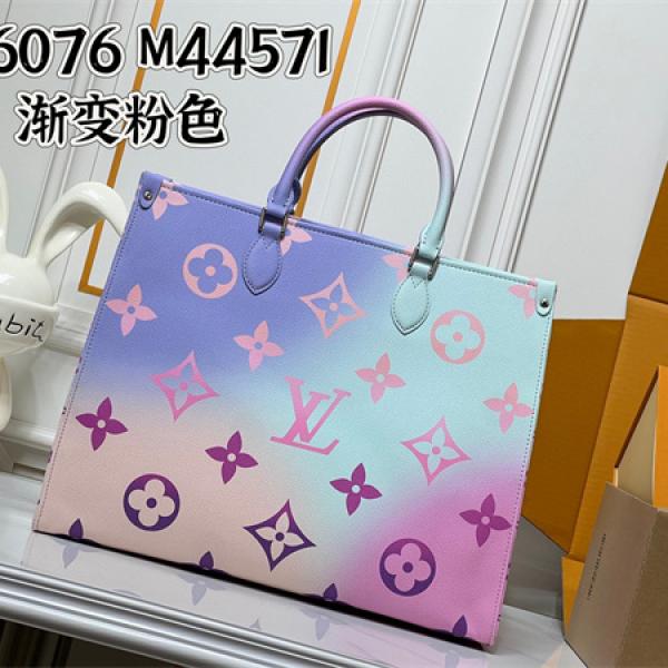 激安 トートバッグ レディース 大容量 グラデーション カラフル モノグラム 通勤バッグ ルイヴィトン コピー Louis Vuitton