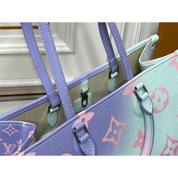 激安 トートバッグ レディース 大容量 グラデーション カラフル モノグラム 通勤バッグ ルイヴィトン コピー Louis Vuitton