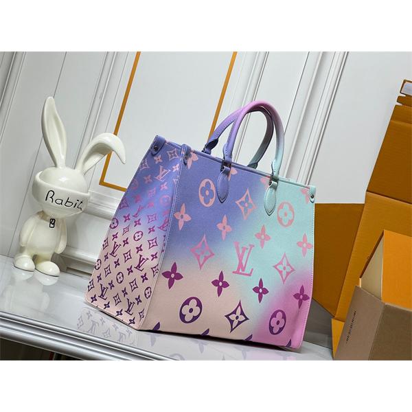 激安 トートバッグ レディース 大容量 グラデーション カラフル モノグラム 通勤バッグ ルイヴィトン コピー Louis Vuitton