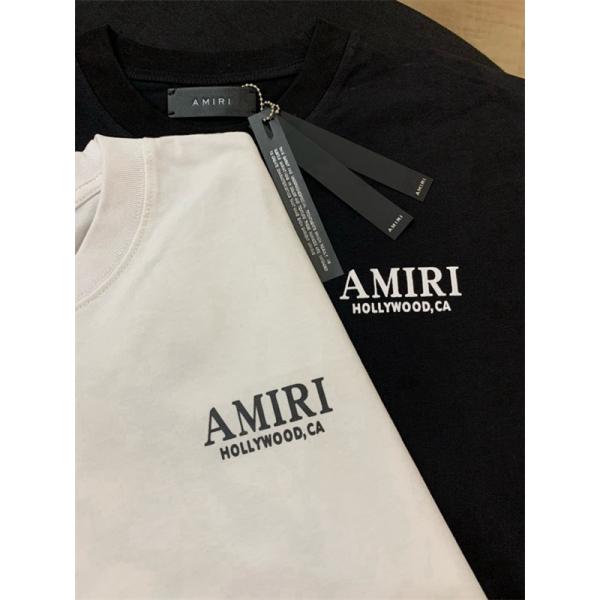 アミリ AMIRI コピー BONES STACKED Tシャツ メンズ 半袖 骨プリント ストリート ブラック ロゴT オーバーサイズ