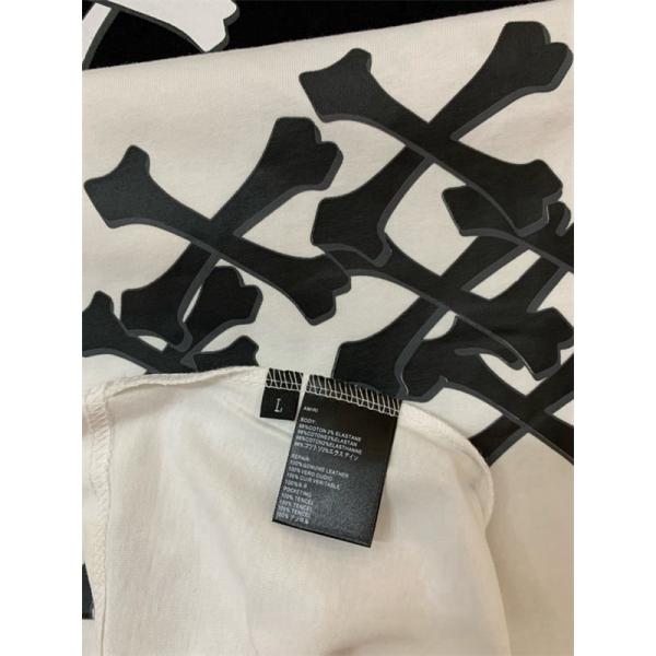 アミリ AMIRI コピー BONES STACKED Tシャツ メンズ 半袖 骨プリント ストリート ブラック ロゴT オーバーサイズ