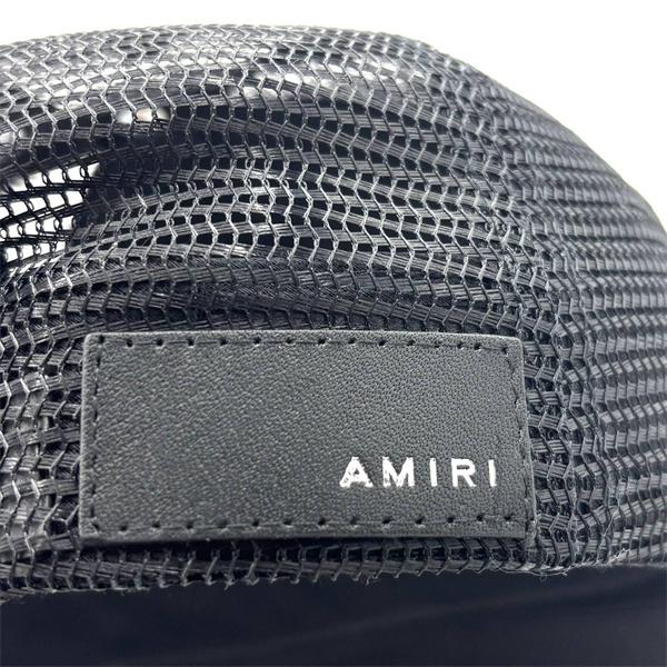 アミリ AMIRI コピー メッシュキャップ スター刺繍 トラッカーハット ブラック 星デザイン ストリート 調整可能 ユニセックス