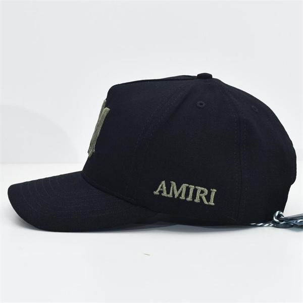 アミリ AMIRI コピー ベースボールキャップ ロゴ刺繍 メンズ レディース ブラック ネイビー グリーン 帽子 カジュアル ストリート 調整可能