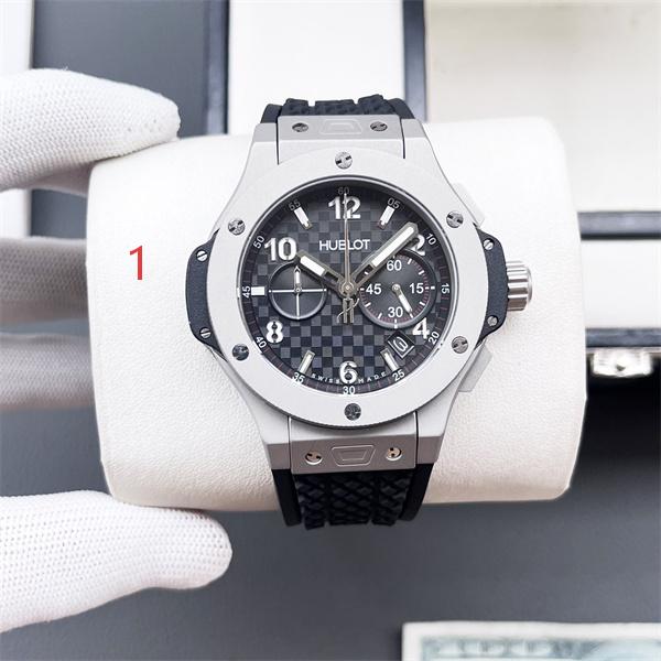  メンズ腕時計 ウブロ コピー HUBLOT 大径ケース ビスデザイン チェッカーパターン クロノグラフ風 スポーティー ラグジュアリー 