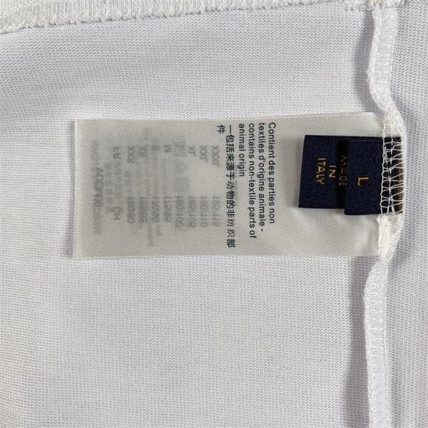エンボスロゴ 半袖Tシャツ ルイヴィトン コピー Louis Vuitton メンズ レディース 立体モノグラム シンプル 高級感 無地 クルーネック