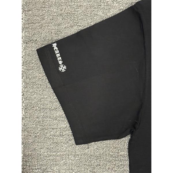 半袖Tシャツ クロスロゴ レッドプリント バックプリント ビッグシルエット ユニセックス クロムハーツ コピー CHROME HEARTS