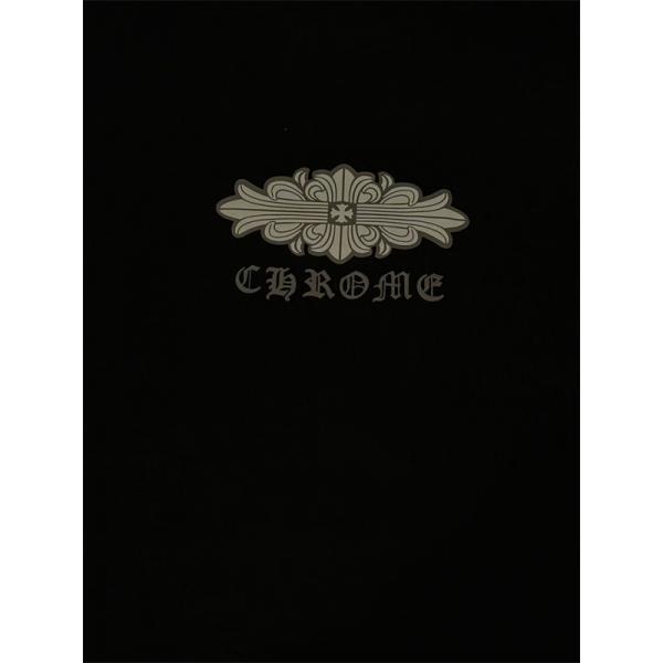  Tシャツ メンズ 半袖トップス フローラルデザイン ワンポイント 背面プリント クロムハーツ コピー CHROME HEARTS