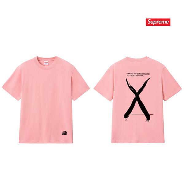 激安 メンズ 半袖Tシャツ バックプリント Xデザイン モノトーン ストリート ビッグシルエット シュプリーム コピー SUPREME