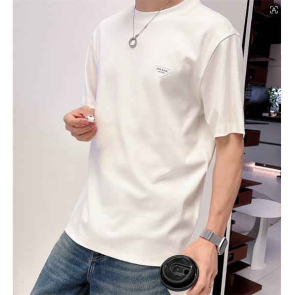 お洒落2026★プラダtシャツコピー人気ランキングシンプルデザインPRADAロゴ上質なアイテム