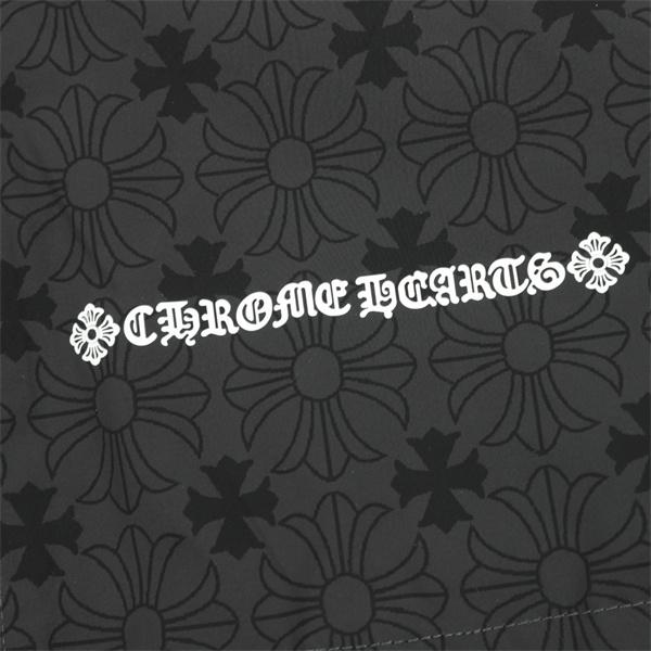ロス総柄 ブルゾン Chrome Hearts ネイビー ブラック クロムハーツ コピー スナップボタン スタンドネック バックU.S.Aロゴ