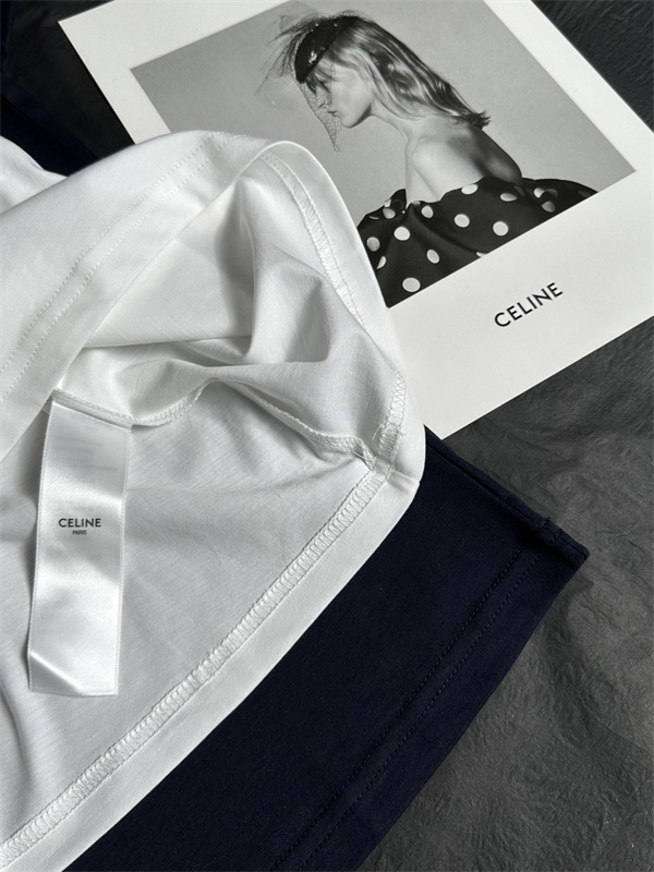 2026ss春夏Celineセリーヌtシャツスーパーコピーレディースファッション２色ネイビー色ホワイト色