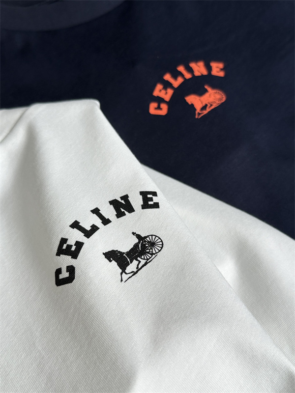 2026ss春夏Celineセリーヌtシャツスーパーコピーレディースファッション２色ネイビー色ホワイト色