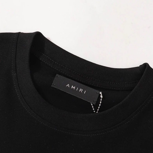 AMIRI アミリ Tシャツ 半袖 バックプリント エンブレム ローズモチーフ ロゴデザイン オーバーサイズ ストリート