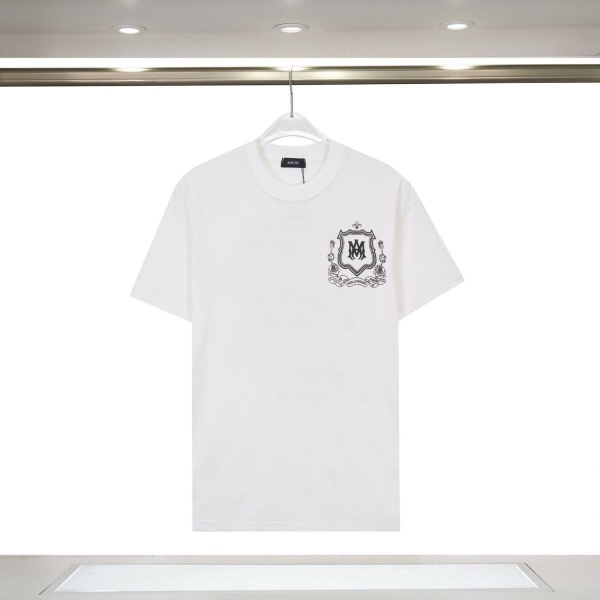 AMIRI アミリ Tシャツ 半袖 バックプリント エンブレム ローズモチーフ