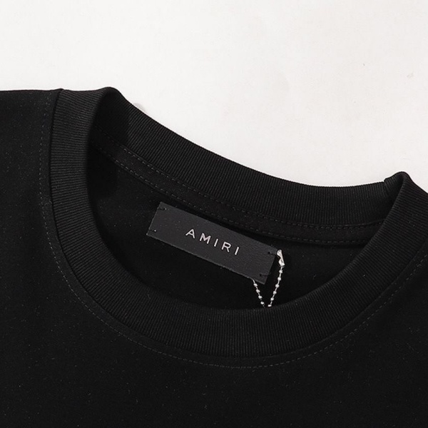 AMIRI アミリ Tシャツ 半袖 バックプリント フラワーモチーフ ロゴデザイン アートグラフィック オーバーサイズ