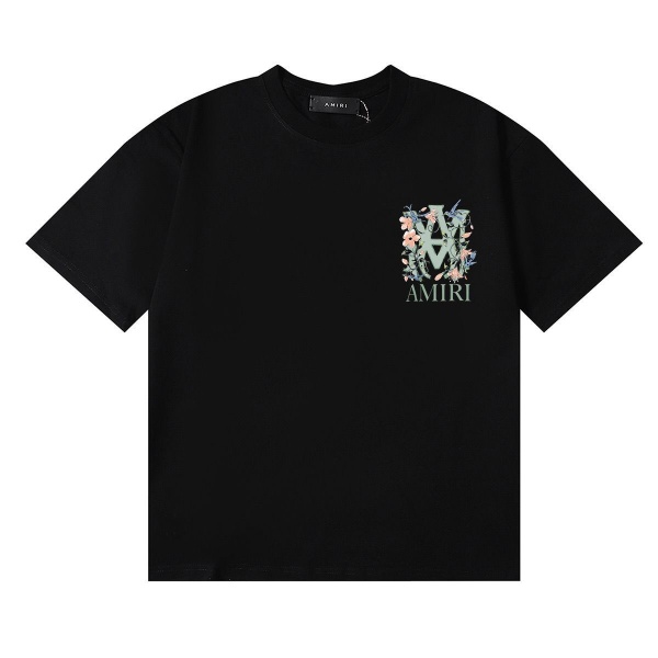 AMIRI アミリ Tシャツ 半袖 バックプリント フラワーモチーフ ロゴ