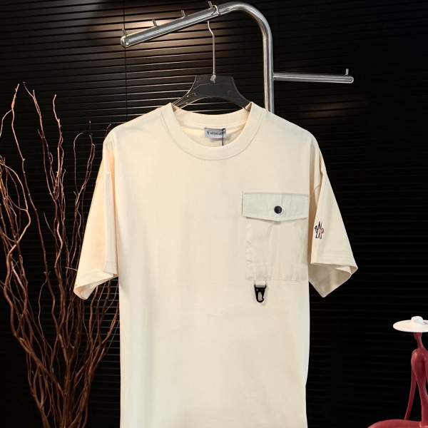 MONCLER モンクレール メンズ 半袖Tシャツ ポケットデザイン コットン