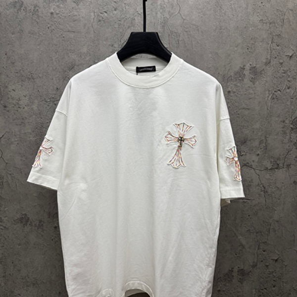 CHROME HEARTS クロムハーツ 2026新作 メンズ 半袖Tシャツ クロス