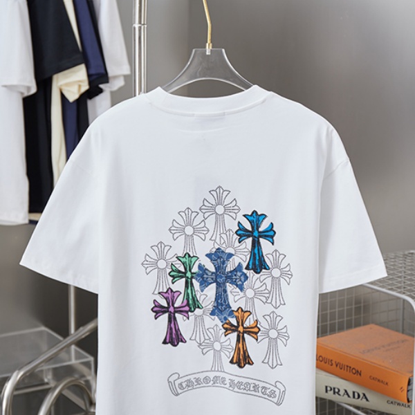 CHROME HEARTS クロムハーツ 2026新作 メンズ 半袖Tシャツ クロス