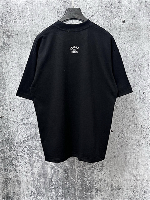 CELINEセリーフtシャツコピー☆2026トレンド通販リラックス感快適オーバーサイズ