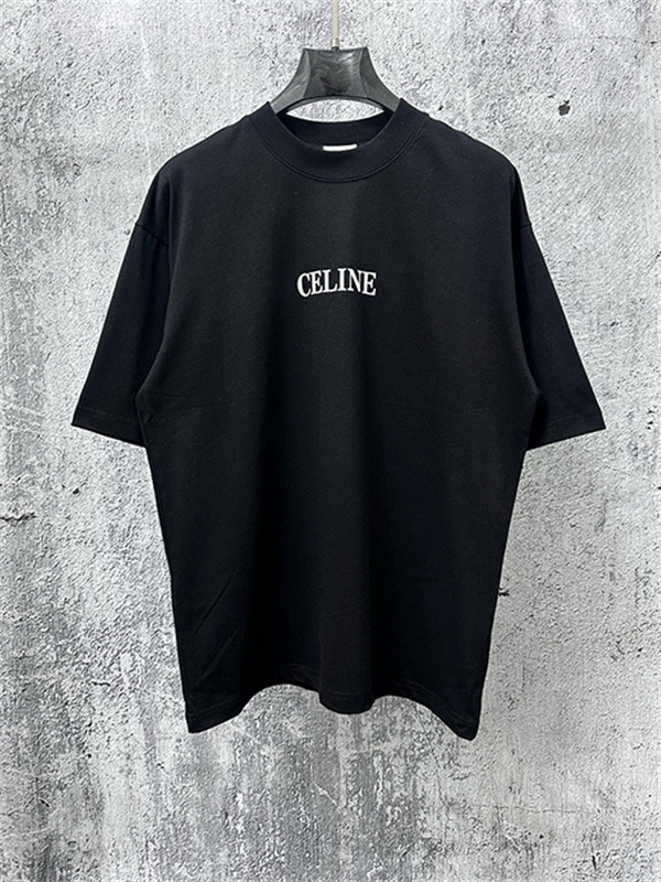 CELINEセリーフtシャツコピー☆2026トレンド通販リラックス感快適オーバーサイズ