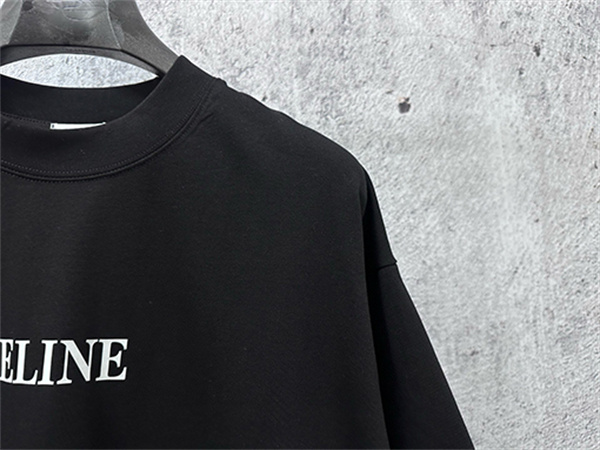 CELINEセリーフtシャツコピー☆2026トレンド通販リラックス感快適オーバーサイズ