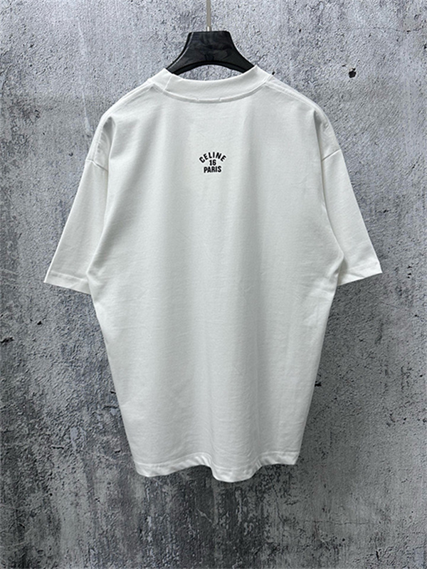 CELINEセリーフtシャツコピー☆2026トレンド通販リラックス感快適オーバーサイズ